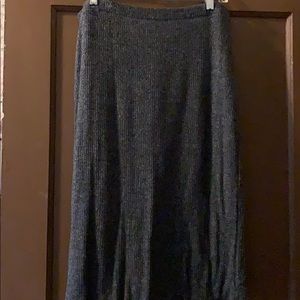 Gray sweater skirt